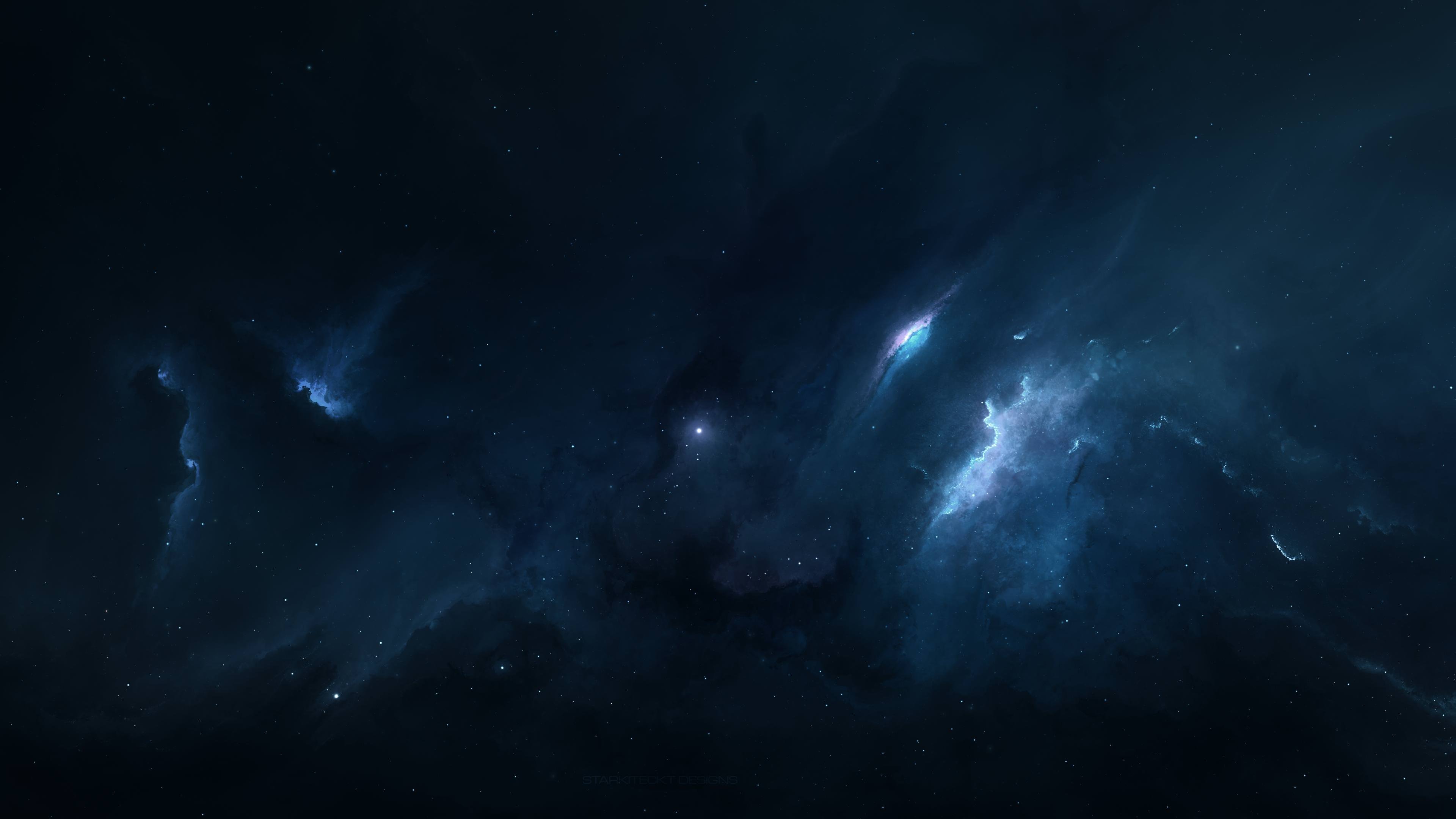 Blue Nebula Wallpapers Wallpaper Cave