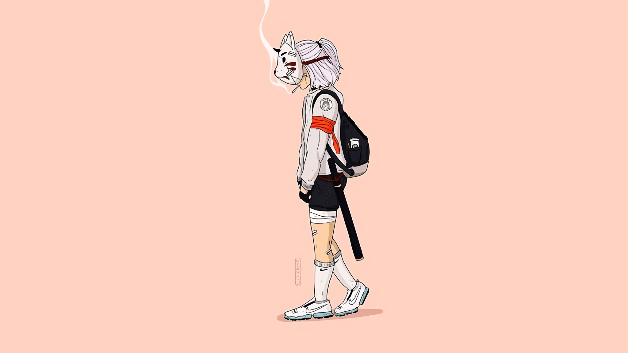 Cool Anime Nike Wallpapers Wallpaper Cave