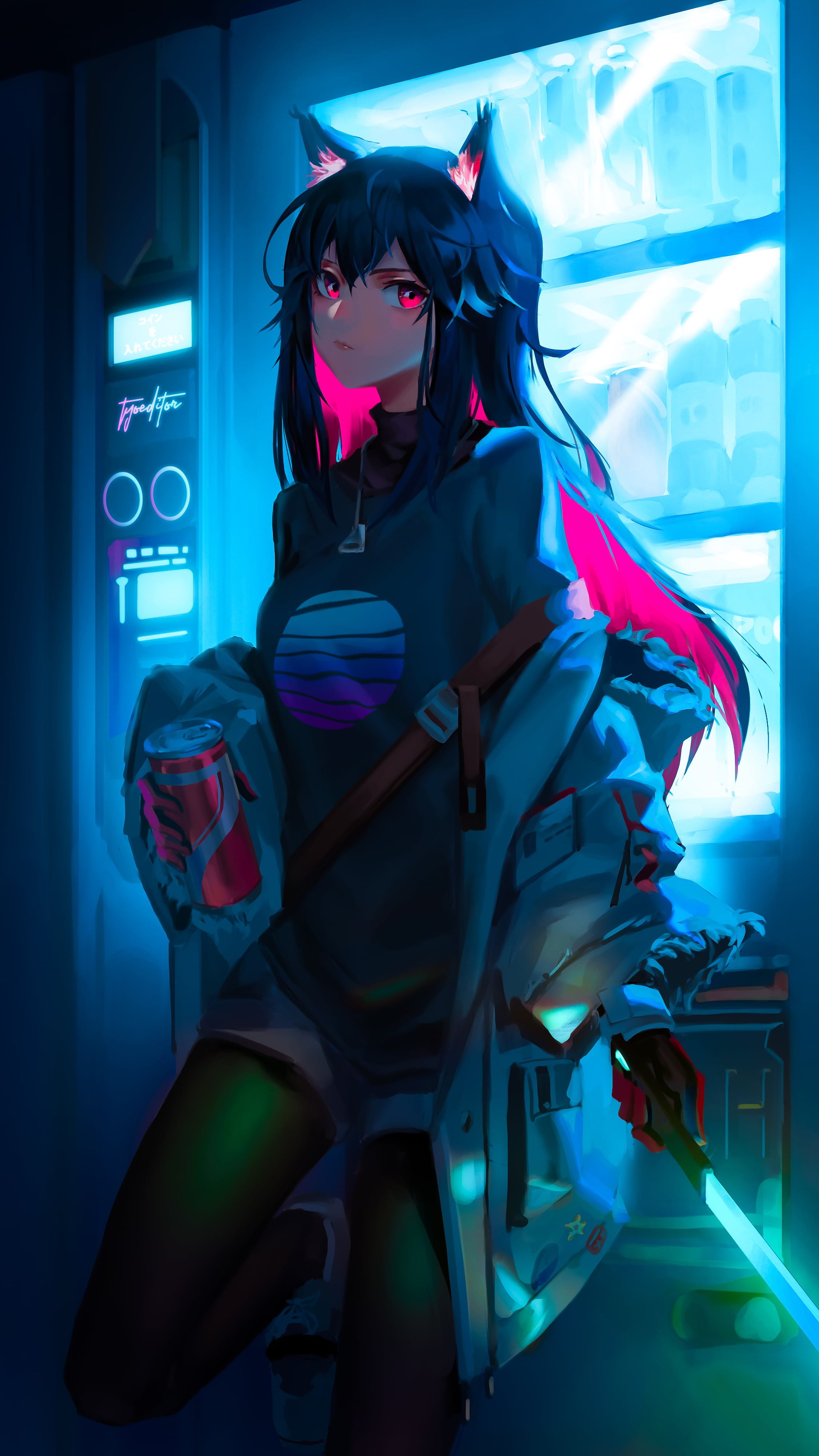 Dark Wolf Girl Wallpapers Wallpaper Cave