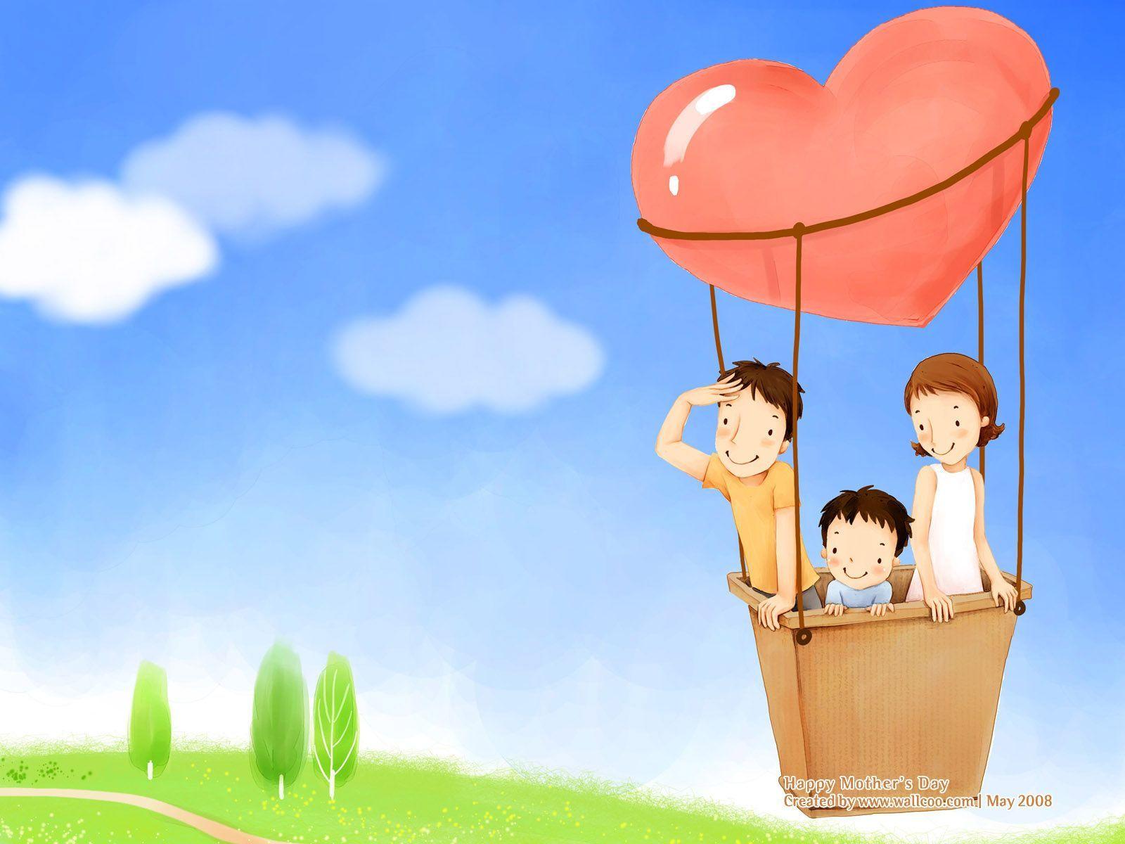 Family Cartoon Wallpapers Wallpaper Cave