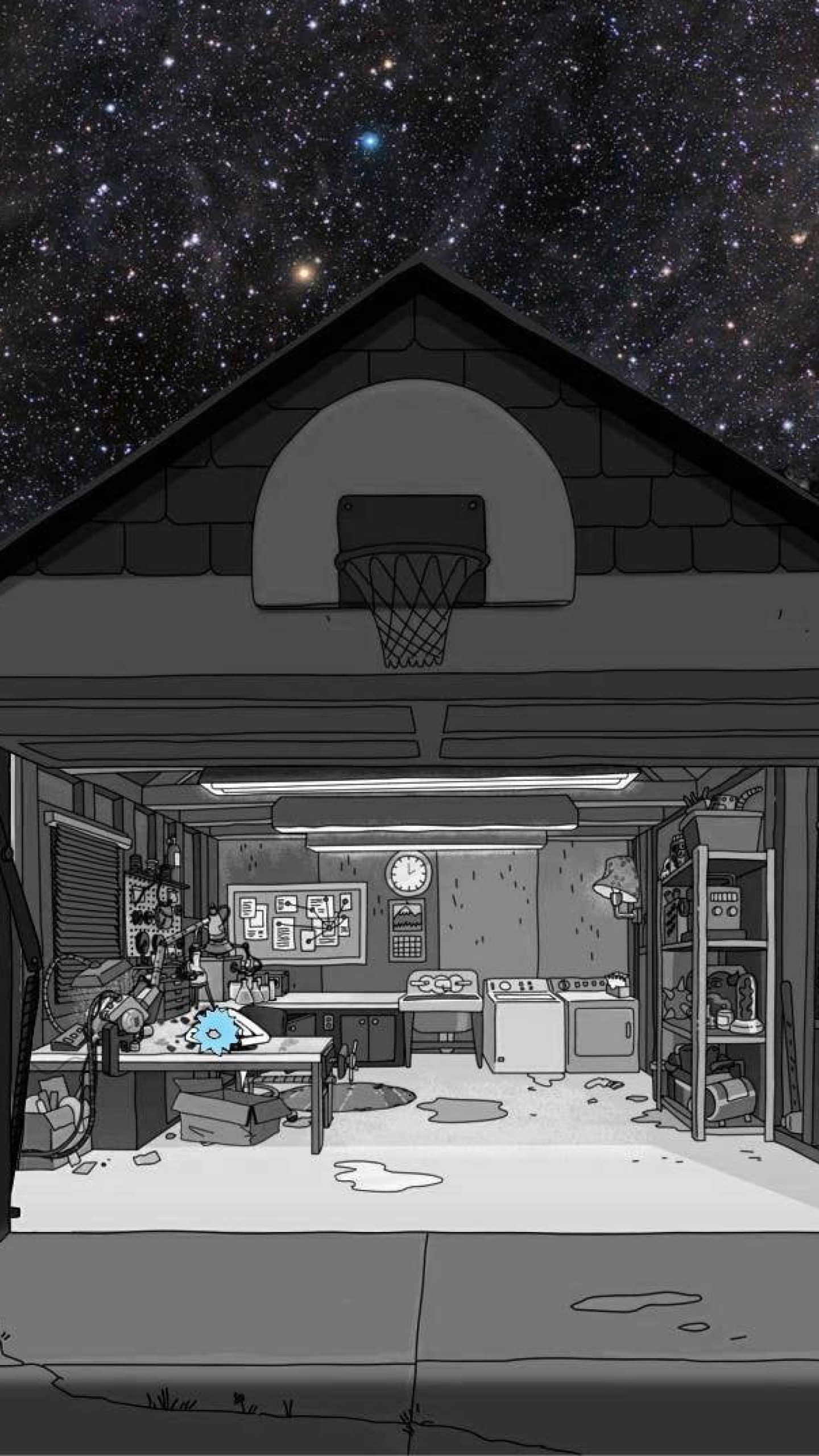 Rick And Morty Garage Wallpapers Wallpaper Cave