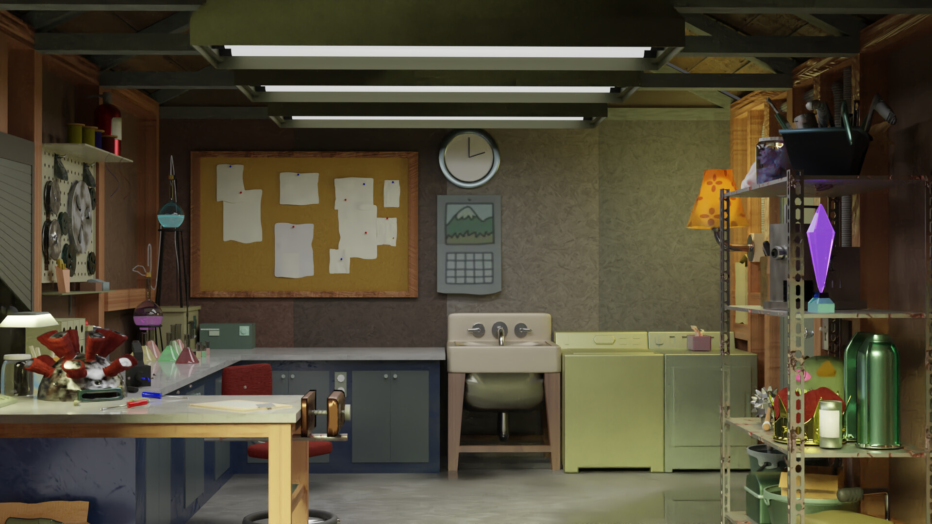 Rick And Morty Garage Wallpapers Wallpaper Cave