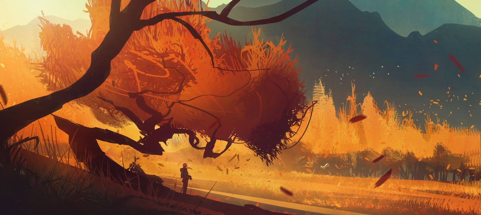 Fall Art Wallpapers Wallpaper Cave