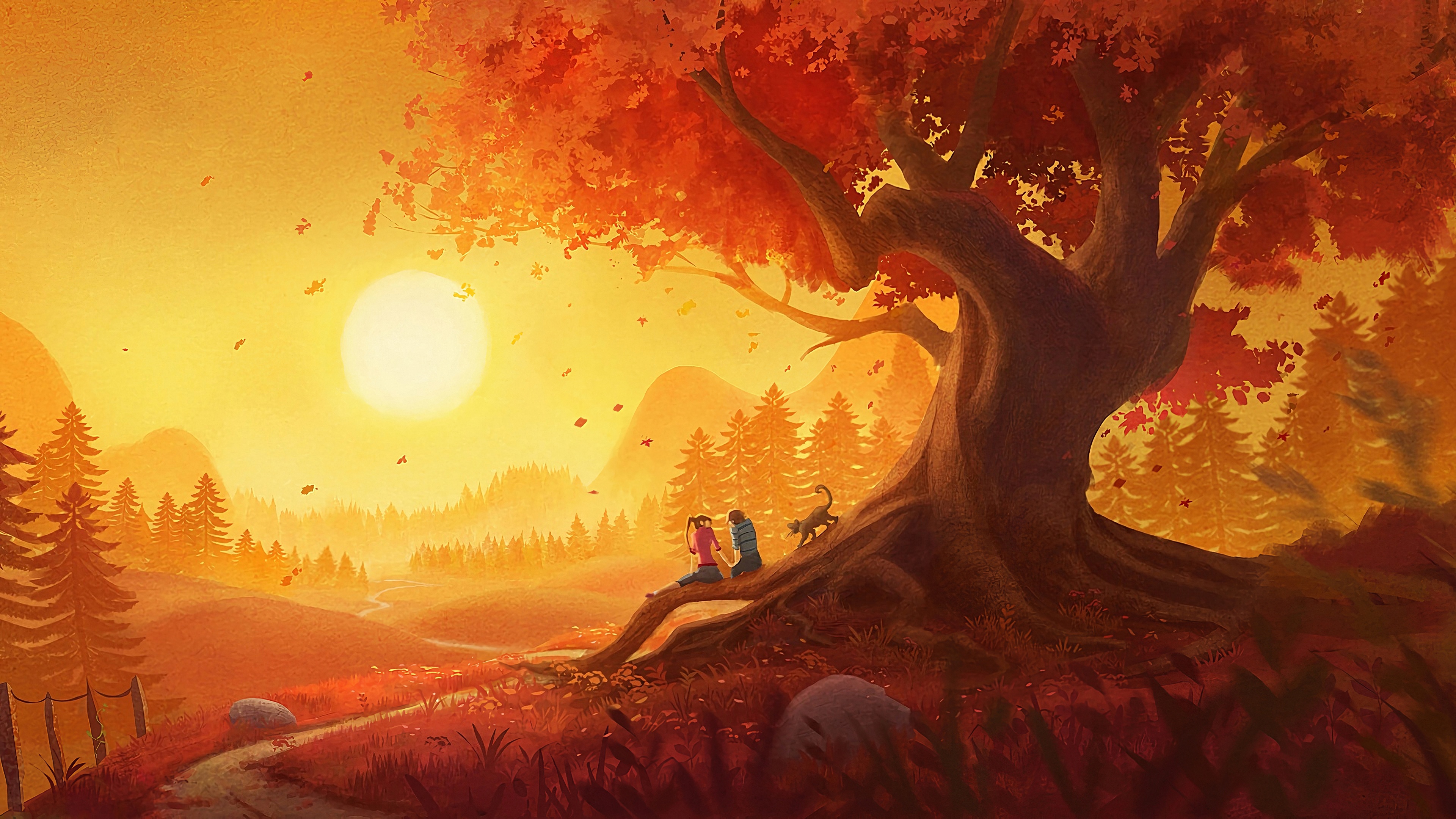 Fall Art Wallpapers Wallpaper Cave