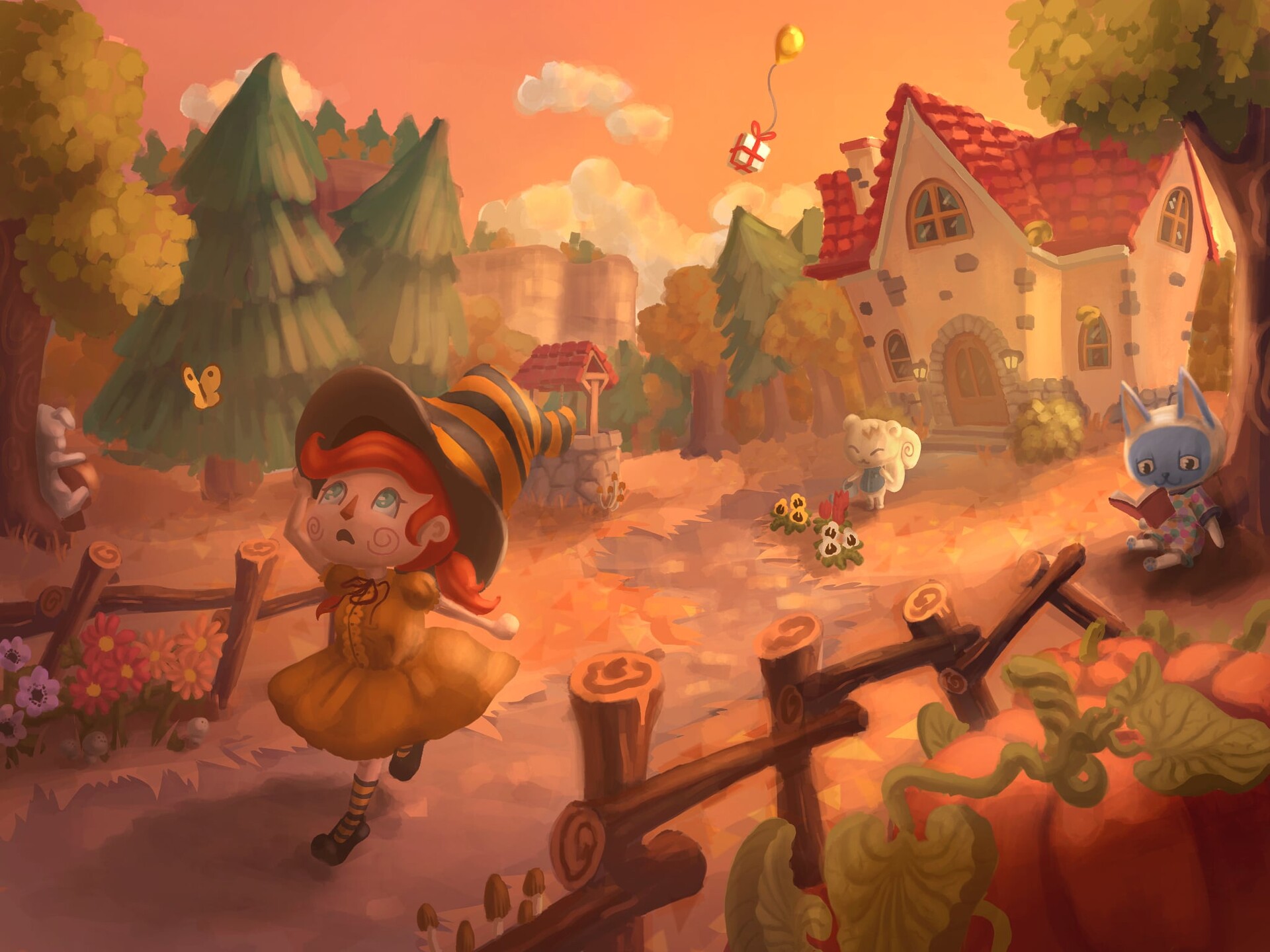 Animal Crossing Fall Wallpapers Wallpaper Cave