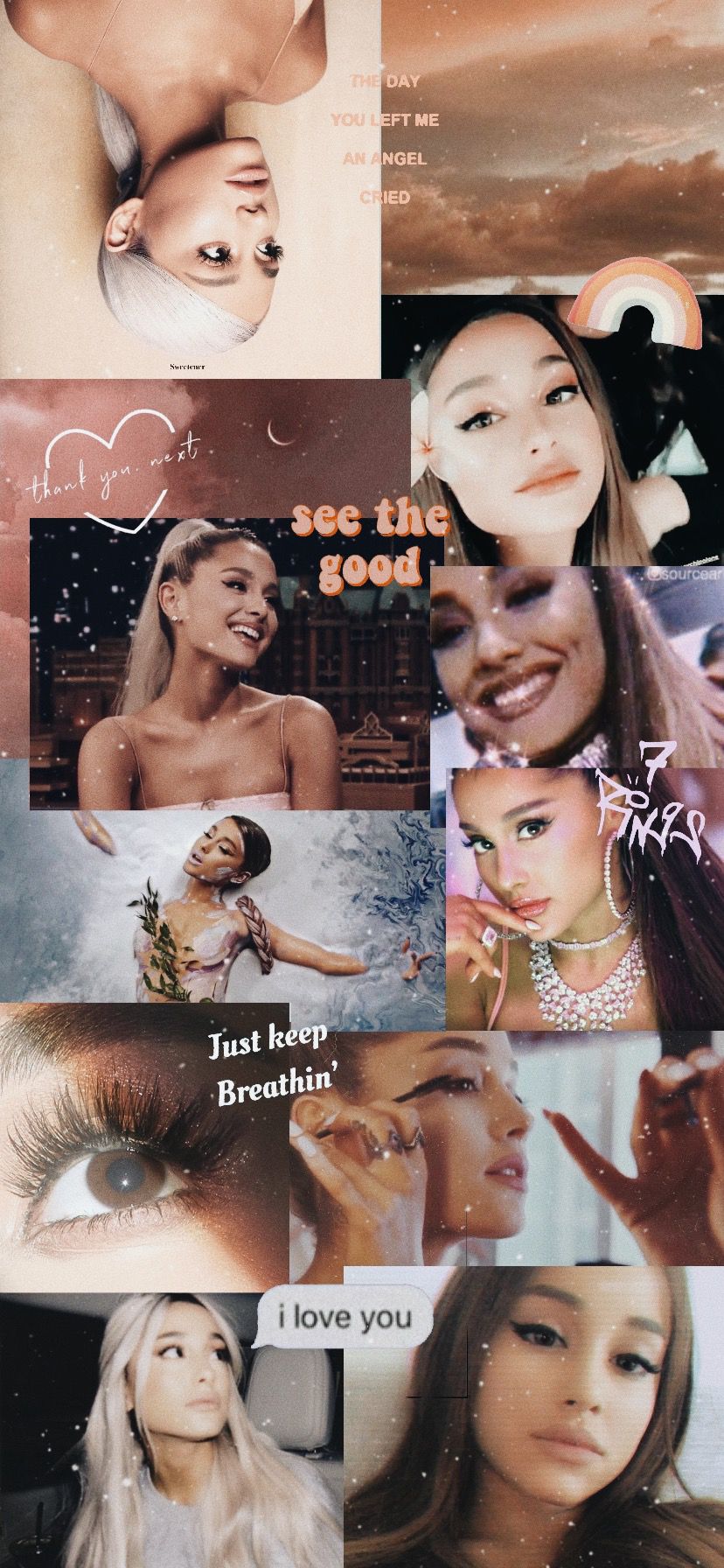 Ariana Grande Collage Wallpapers Wallpaper Cave
