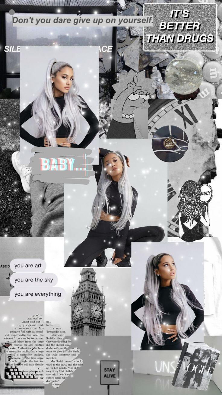 Ariana Grande Collage Wallpapers Wallpaper Cave