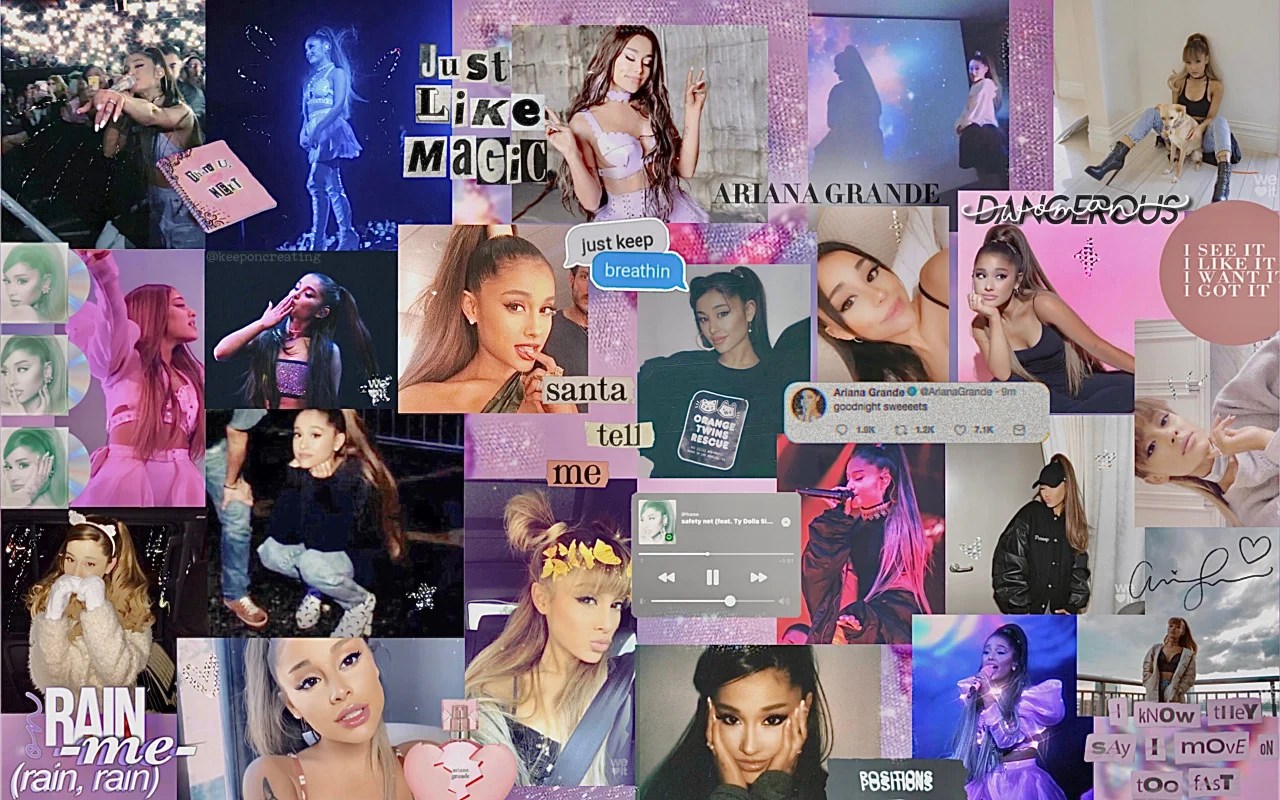 Ariana Grande Collage Wallpapers Wallpaper Cave