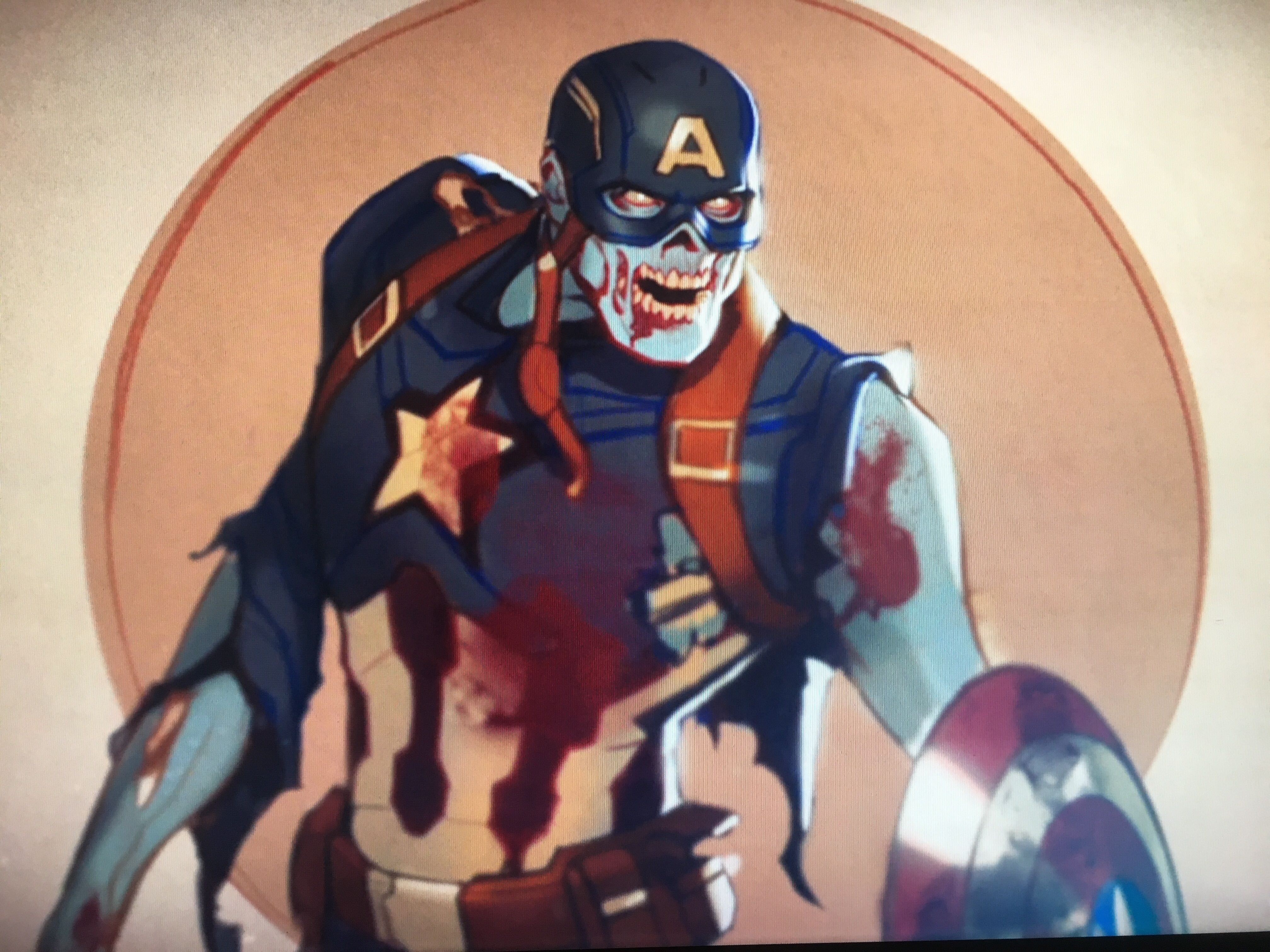 Zombie Captain America Wallpapers Wallpaper Cave