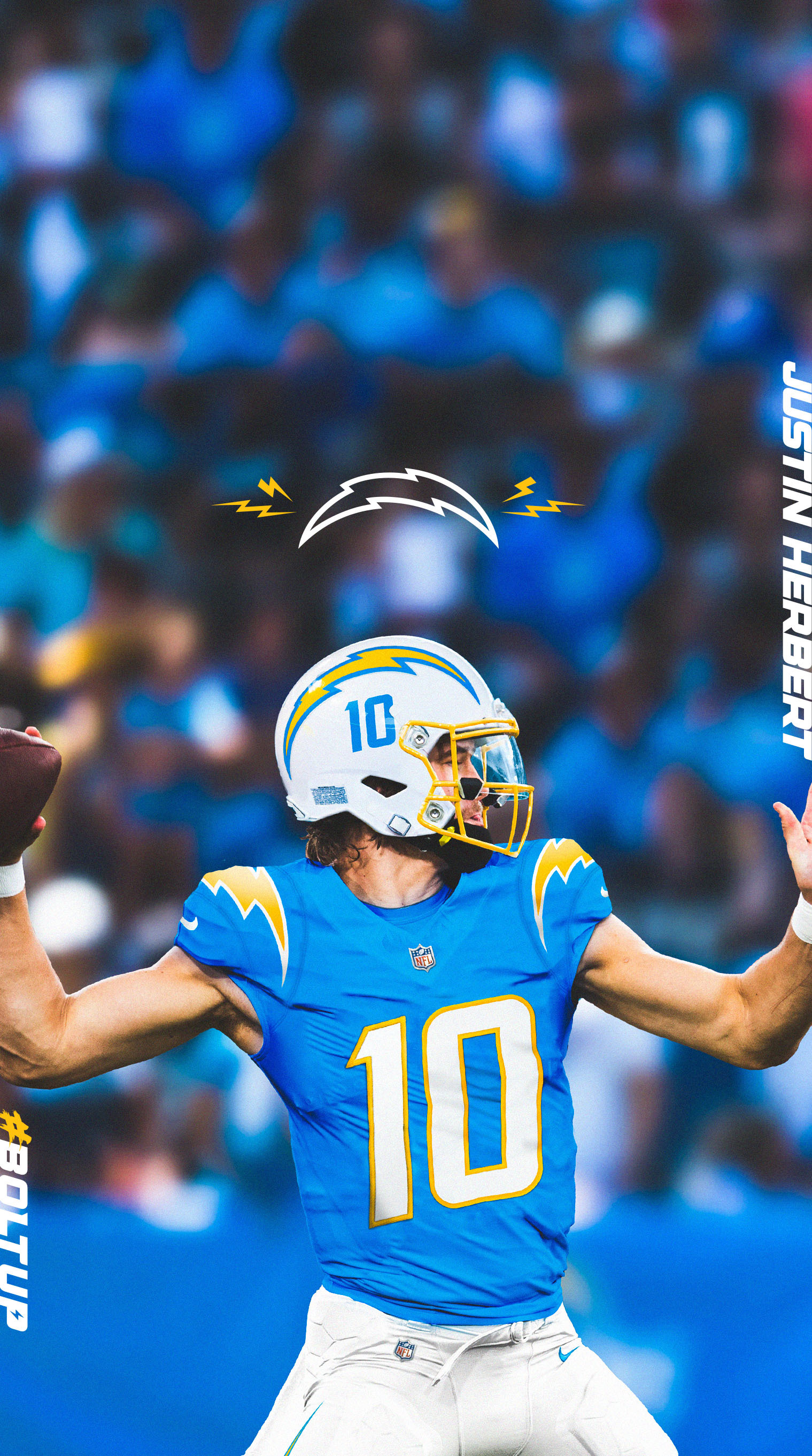Justin Herbert Chargers Wallpapers Wallpaper Cave