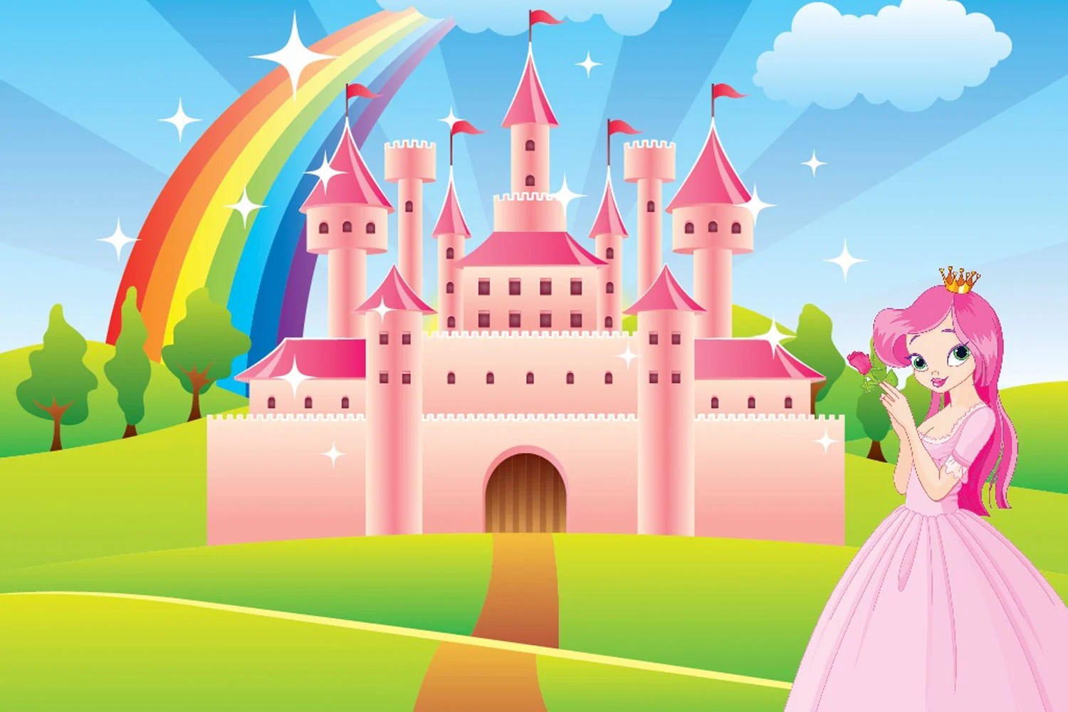 Pink Castle Wallpapers Wallpaper Cave