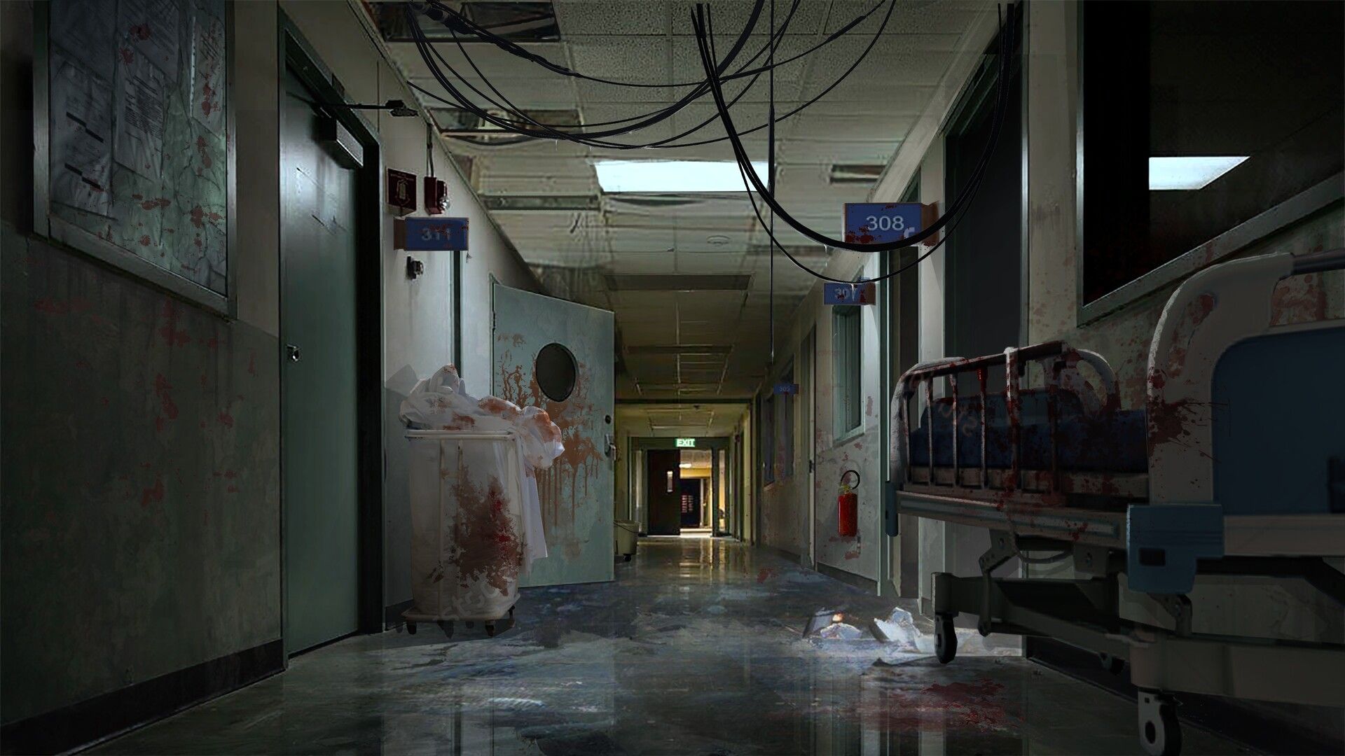 Creepy Hospital Wallpapers Wallpaper Cave