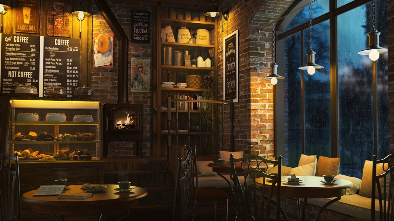 Cozy Autumn Cafe Window Wallpapers Wallpaper Cave