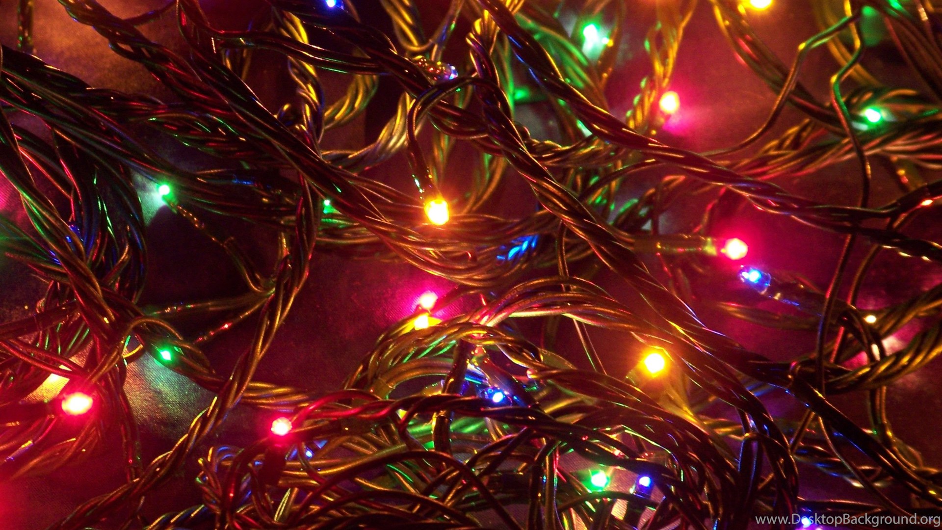 Christmas Lights Aesthetic Wallpapers Wallpaper Cave