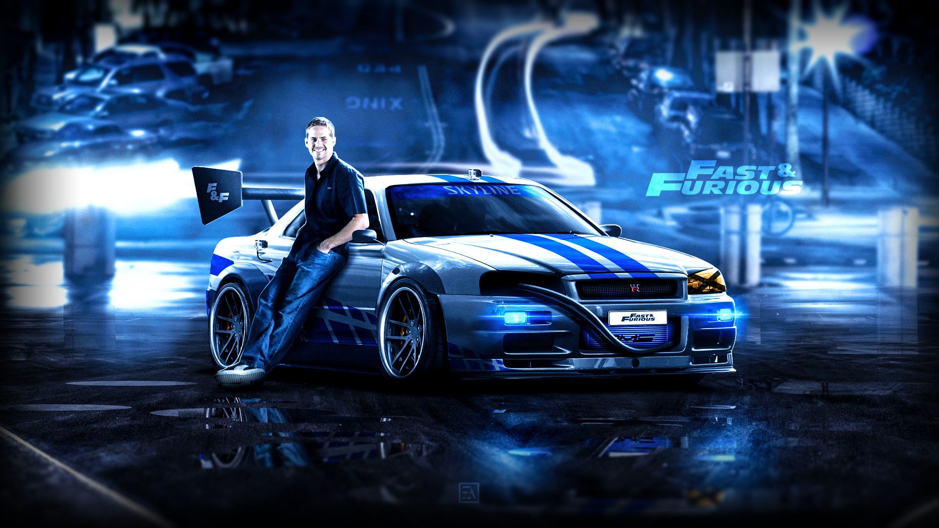 Paul Walker Nissan Skyline Wallpapers Wallpaper Cave