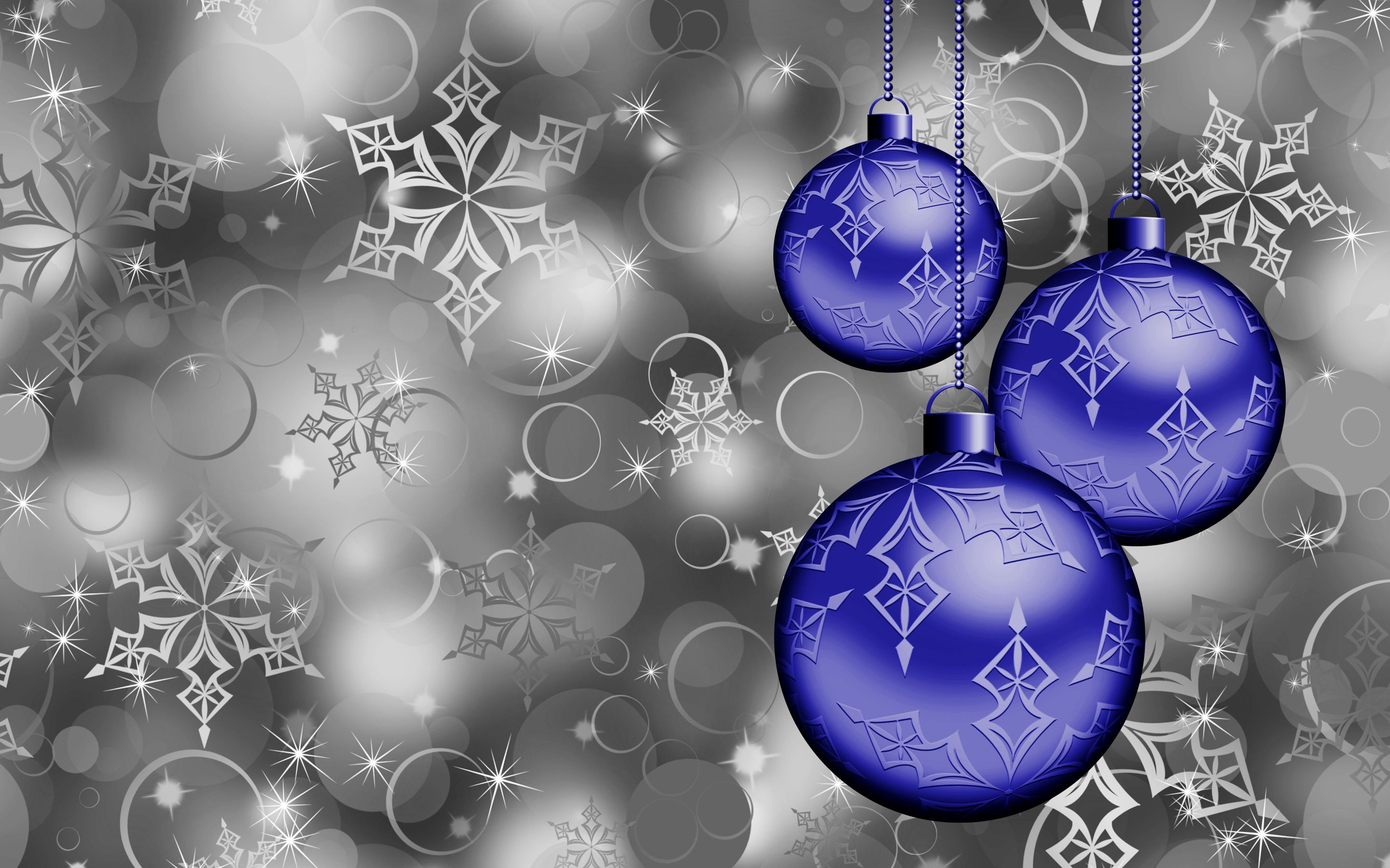 Grey Christmas Balls Wallpapers Wallpaper Cave