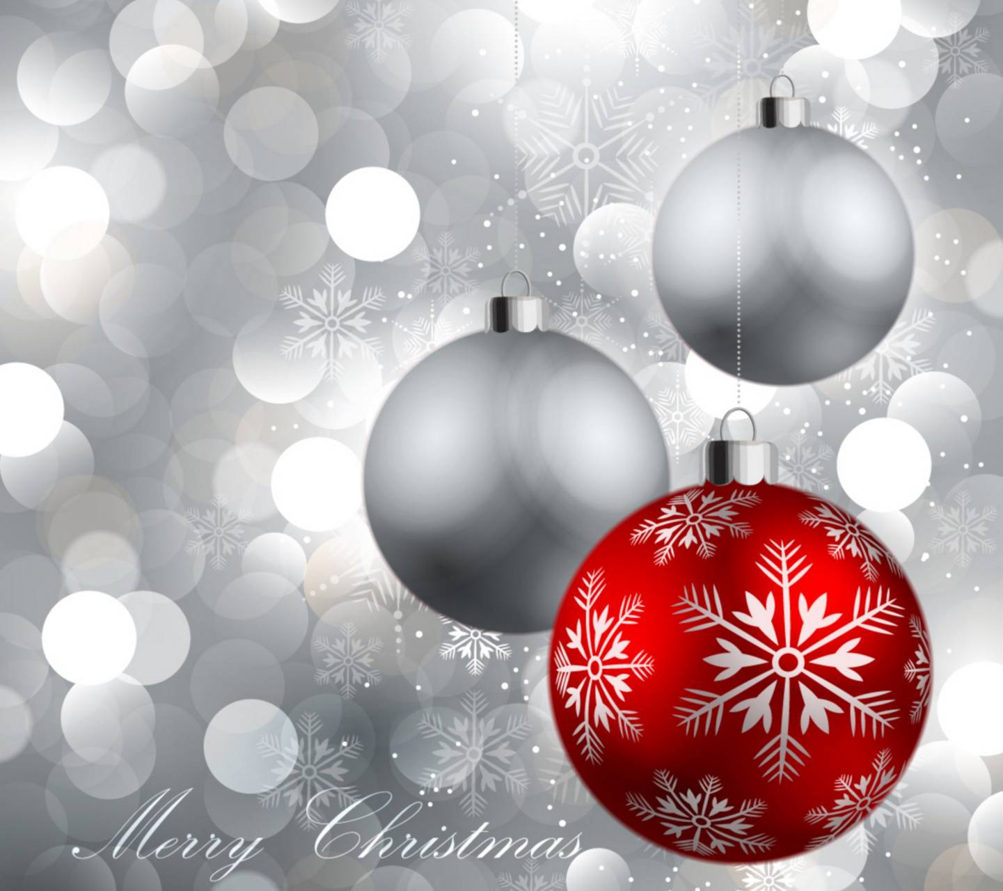 Grey Christmas Balls Wallpapers Wallpaper Cave