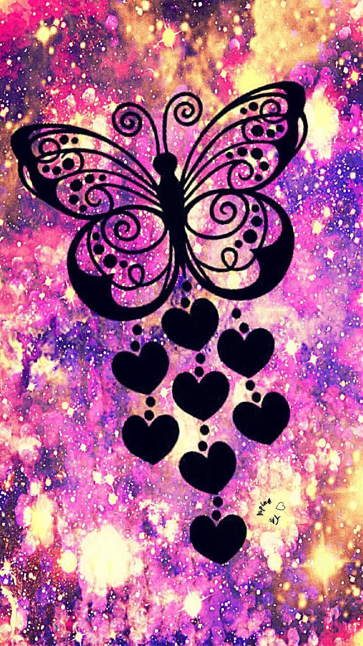 Glitter Butterflies Wallpapers Wallpaper Cave