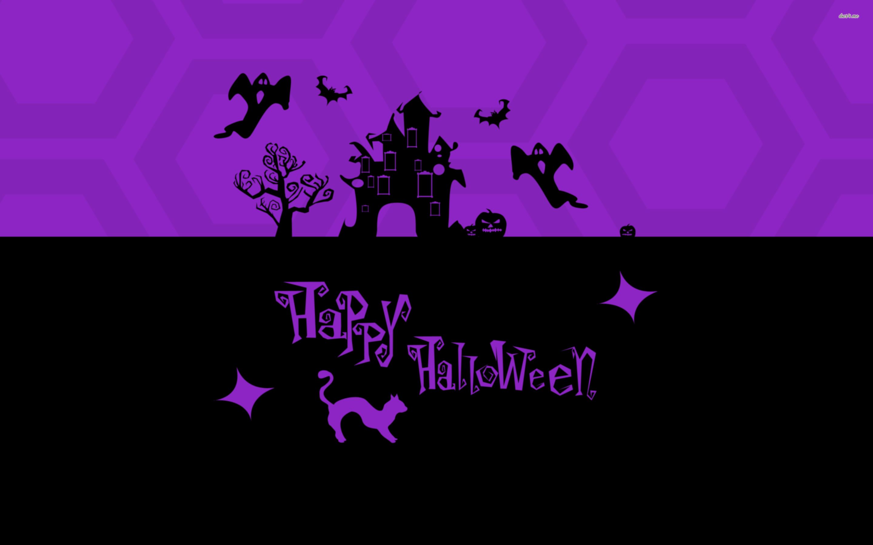 Light Purple Halloween Wallpapers Wallpaper Cave