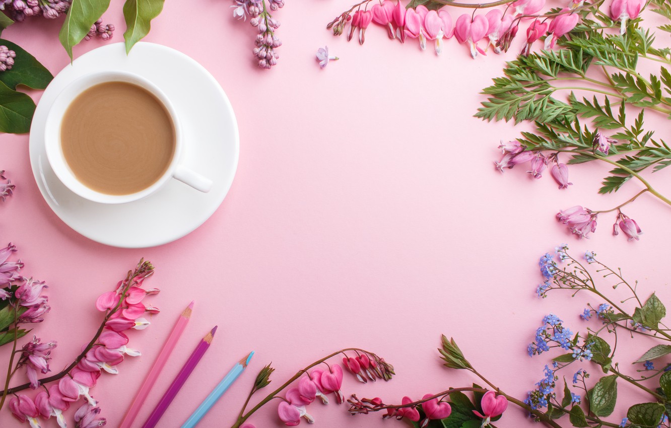 Pink Coffee Wallpapers Wallpaper Cave
