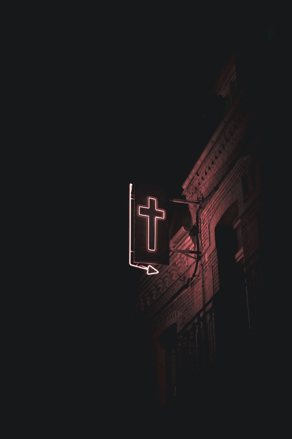 Neon Cross Wallpapers Wallpaper Cave