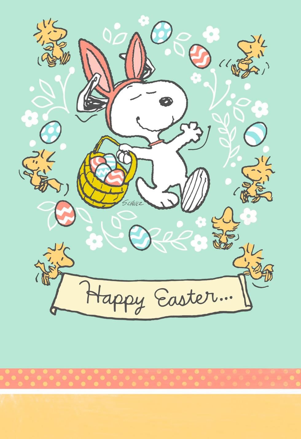 Snoopy Easter Wallpapers Wallpaper Cave