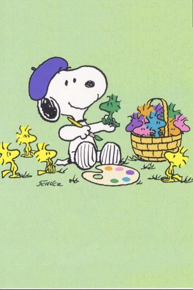 Snoopy Easter Wallpapers Wallpaper Cave
