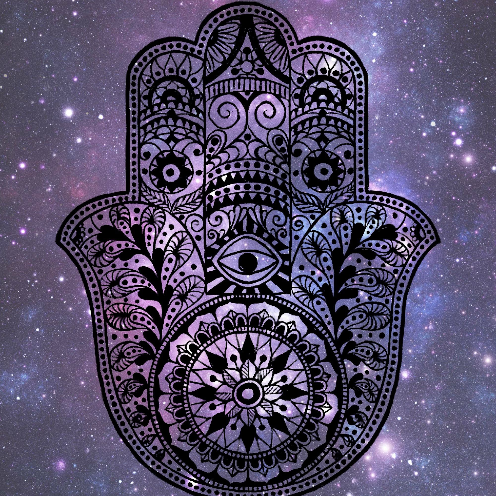 Hamsa Hand Background