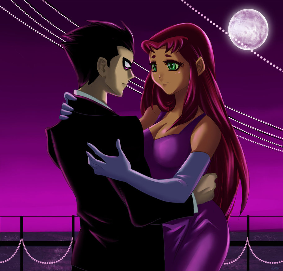Robin And Starfire Wallpapers Wallpaper Cave