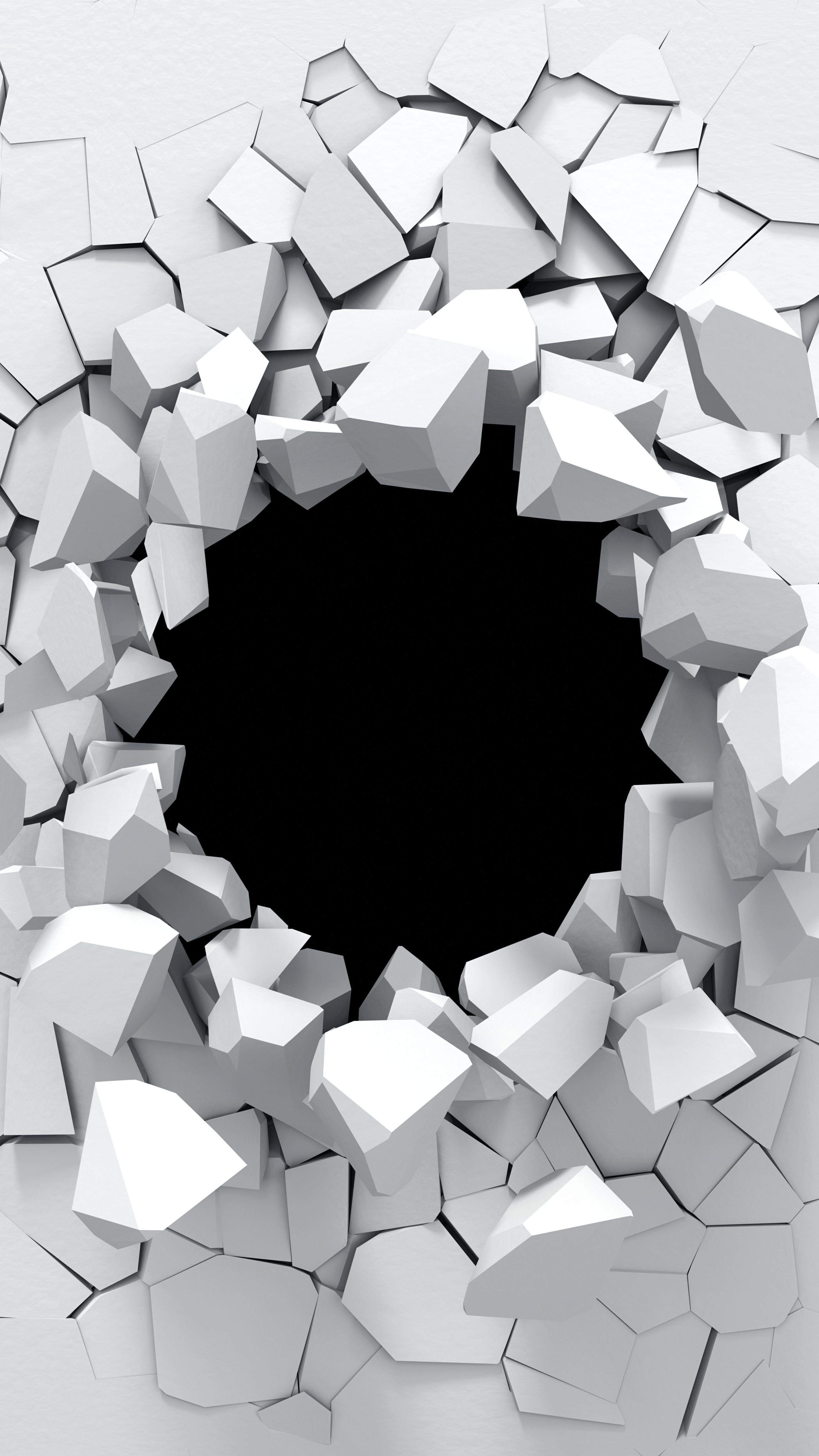 3D White Wallpapers Wallpaper Cave