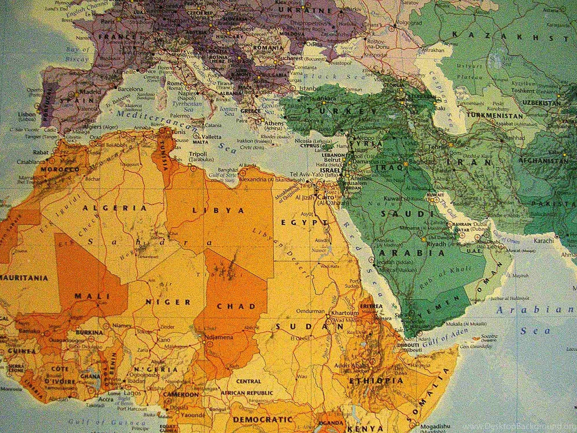 African Map Wallpapers Wallpaper Cave