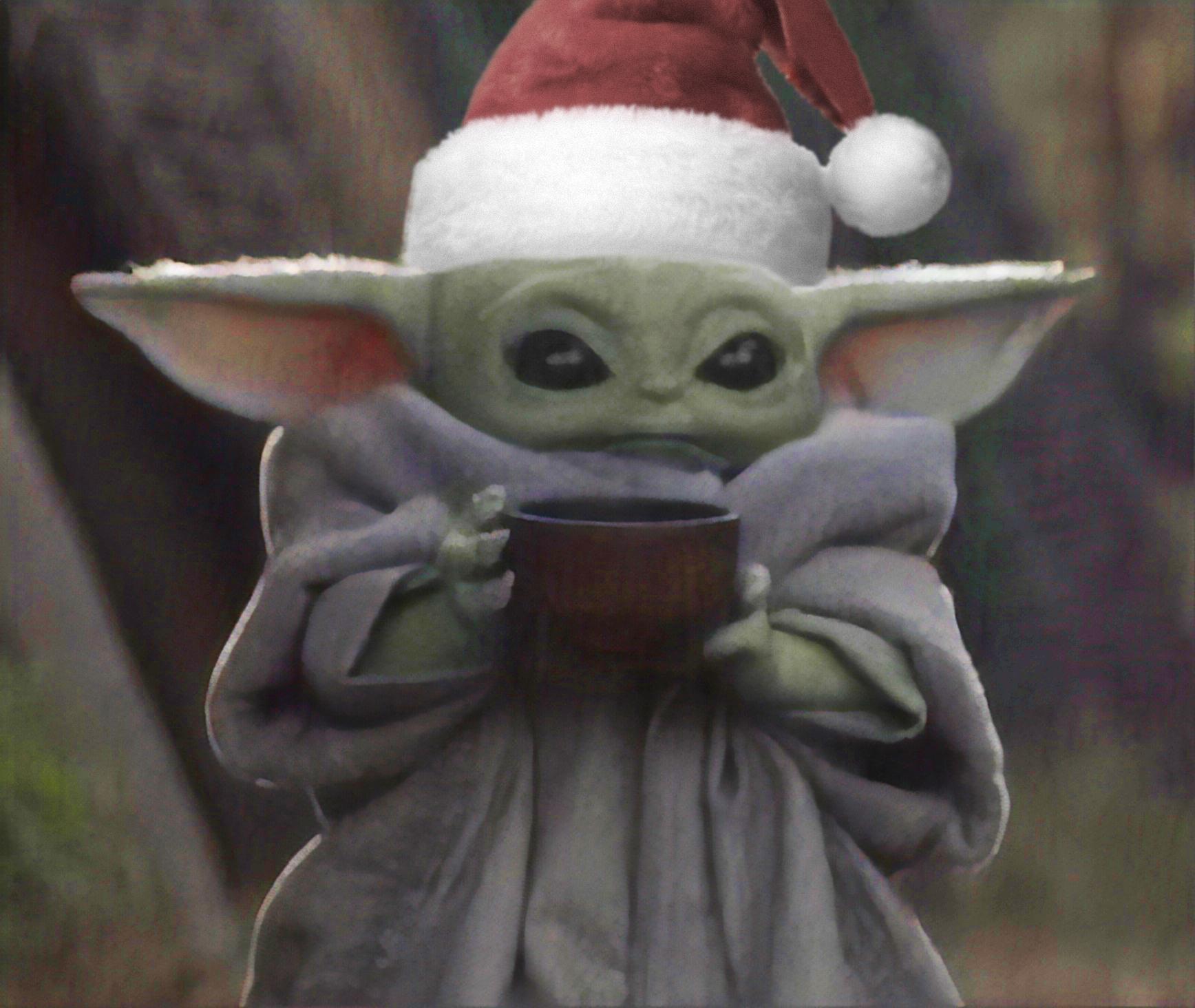 Cute Baby Yoda Christmas Wallpapers Wallpaper Cave