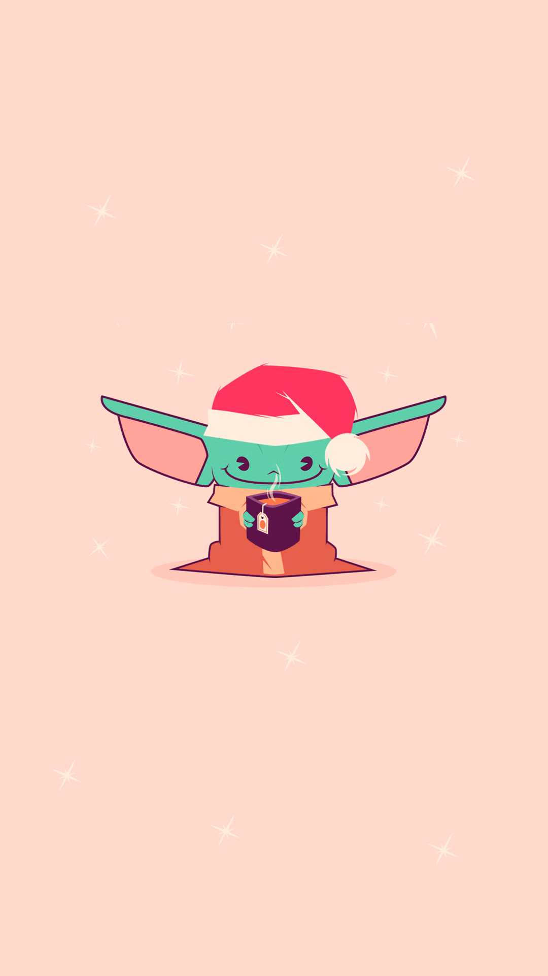 Cute Baby Yoda Christmas Wallpapers Wallpaper Cave