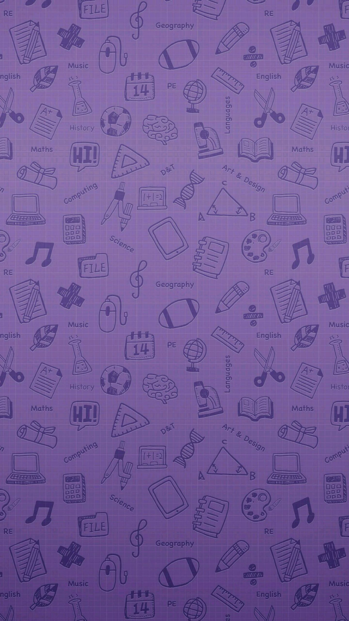 Purple WhatsApp Doodle Wallpapers Wallpaper Cave
