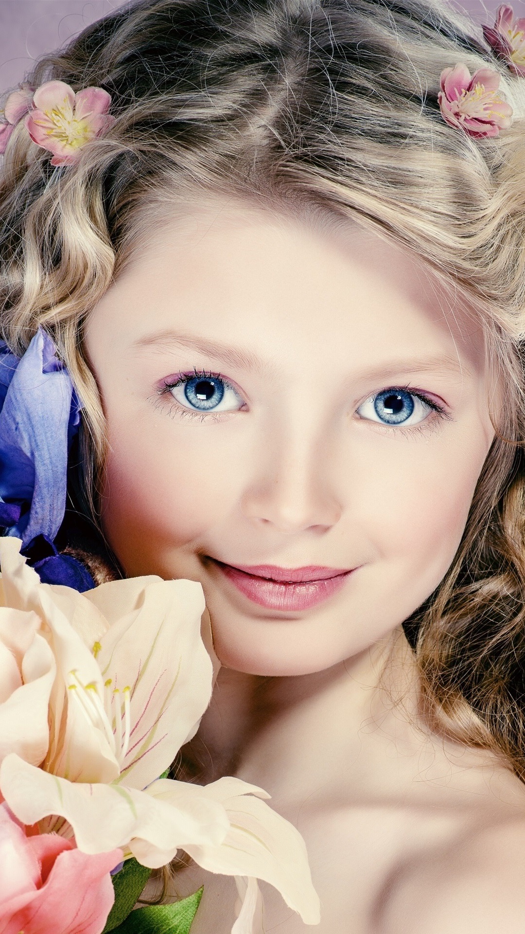 Cute Girls Blue Wallpapers Wallpaper Cave