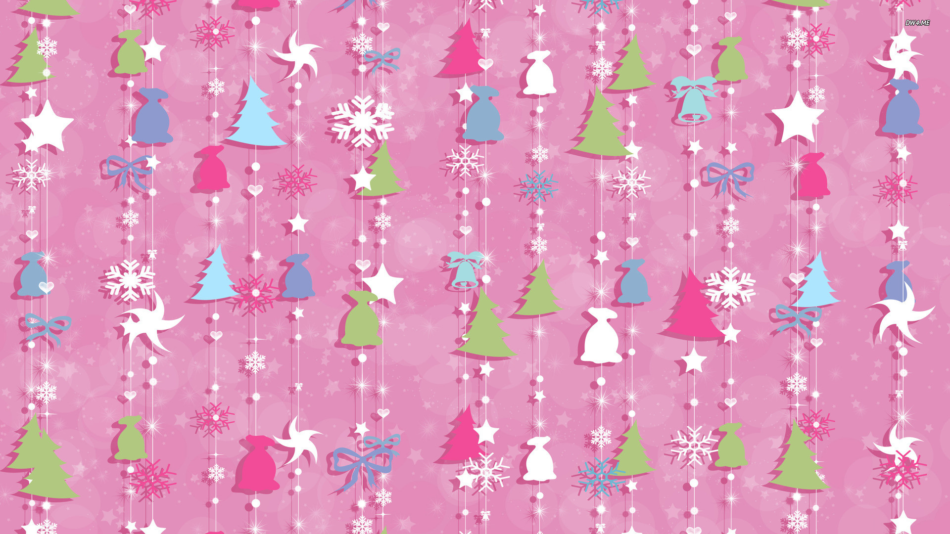 Pink Christmas Desktop Wallpapers Wallpaper Cave