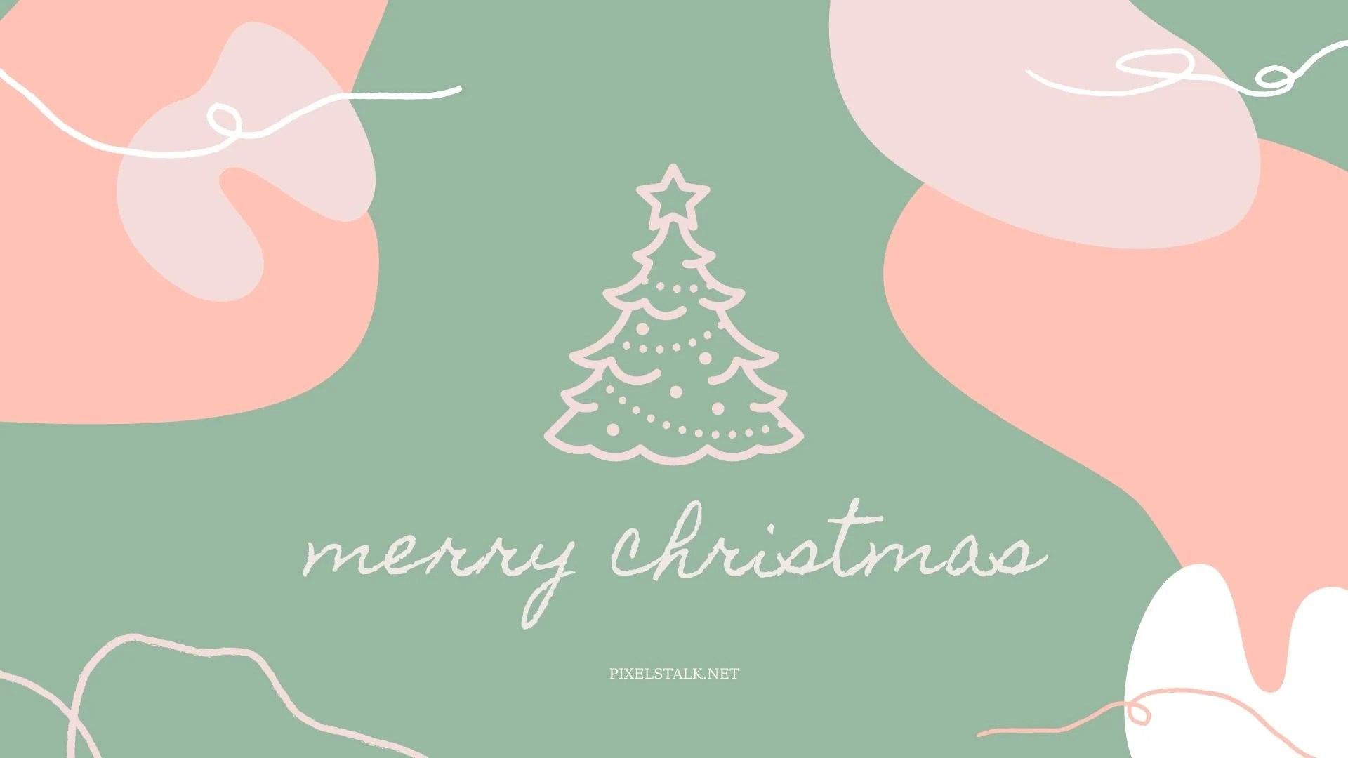 Desktop Pink Christmas Wallpapers Wallpaper Cave