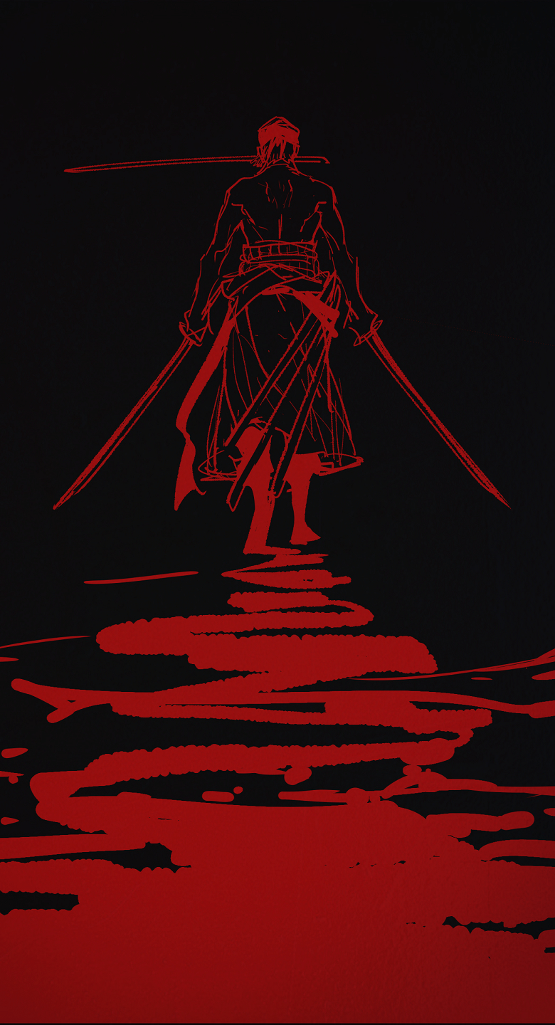 Zoro Red And Black Wallpapers Wallpaper Cave