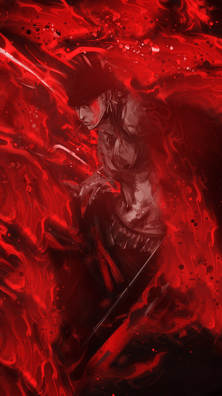 Zoro Red And Black Wallpapers Wallpaper Cave