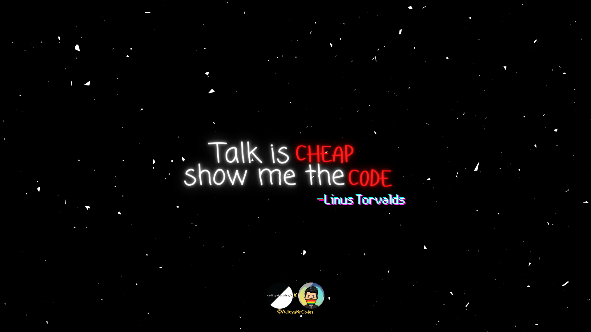 Talk Is Cheap Show Me The Code Wallpapers Wallpaper Cave