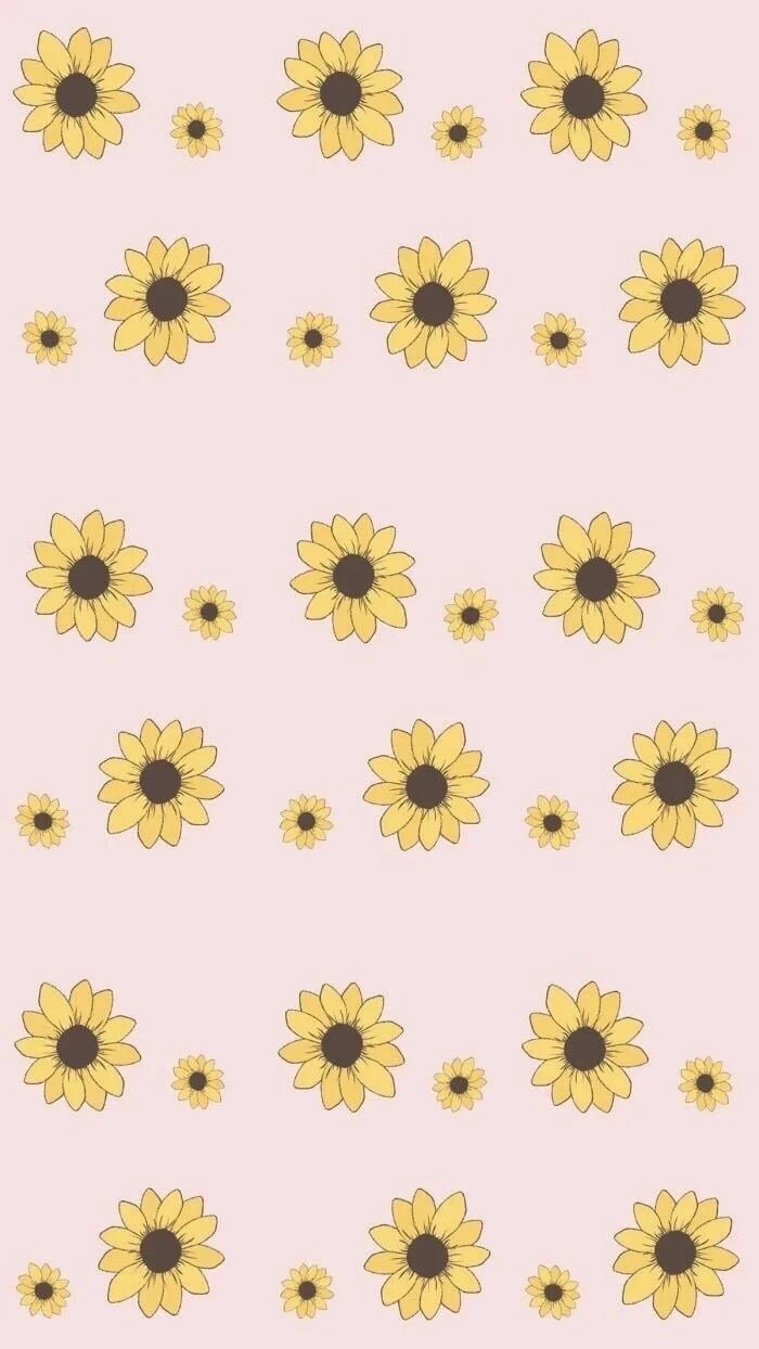 Cartoon Sunflower Wallpapers Wallpaper Cave