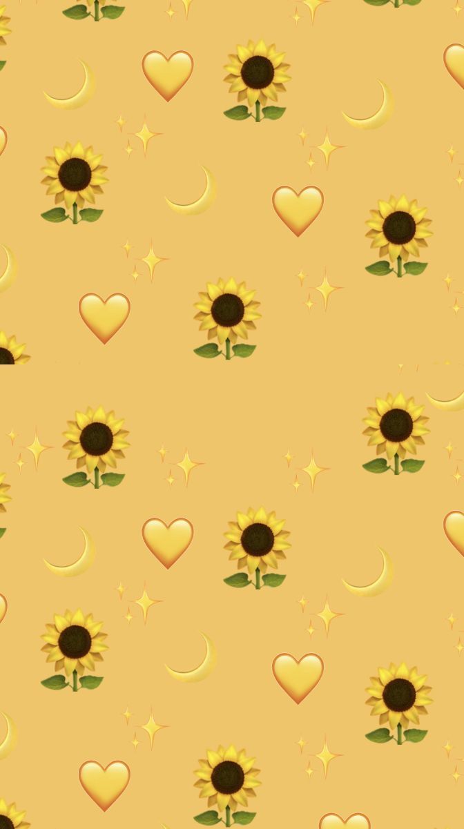 Cartoon Sunflower Wallpapers Wallpaper Cave