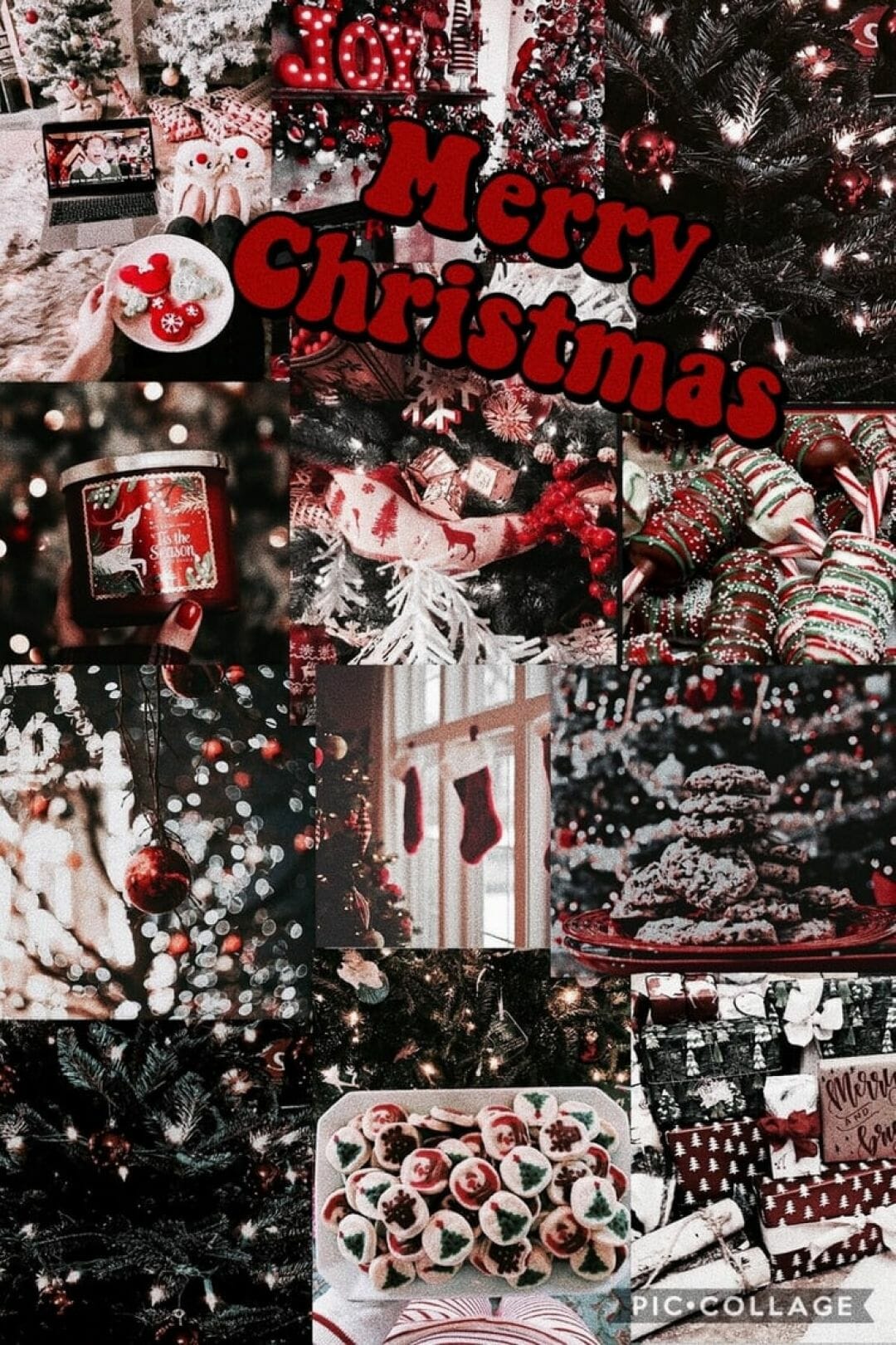 Christmas Collage iPhone Wallpapers Wallpaper Cave