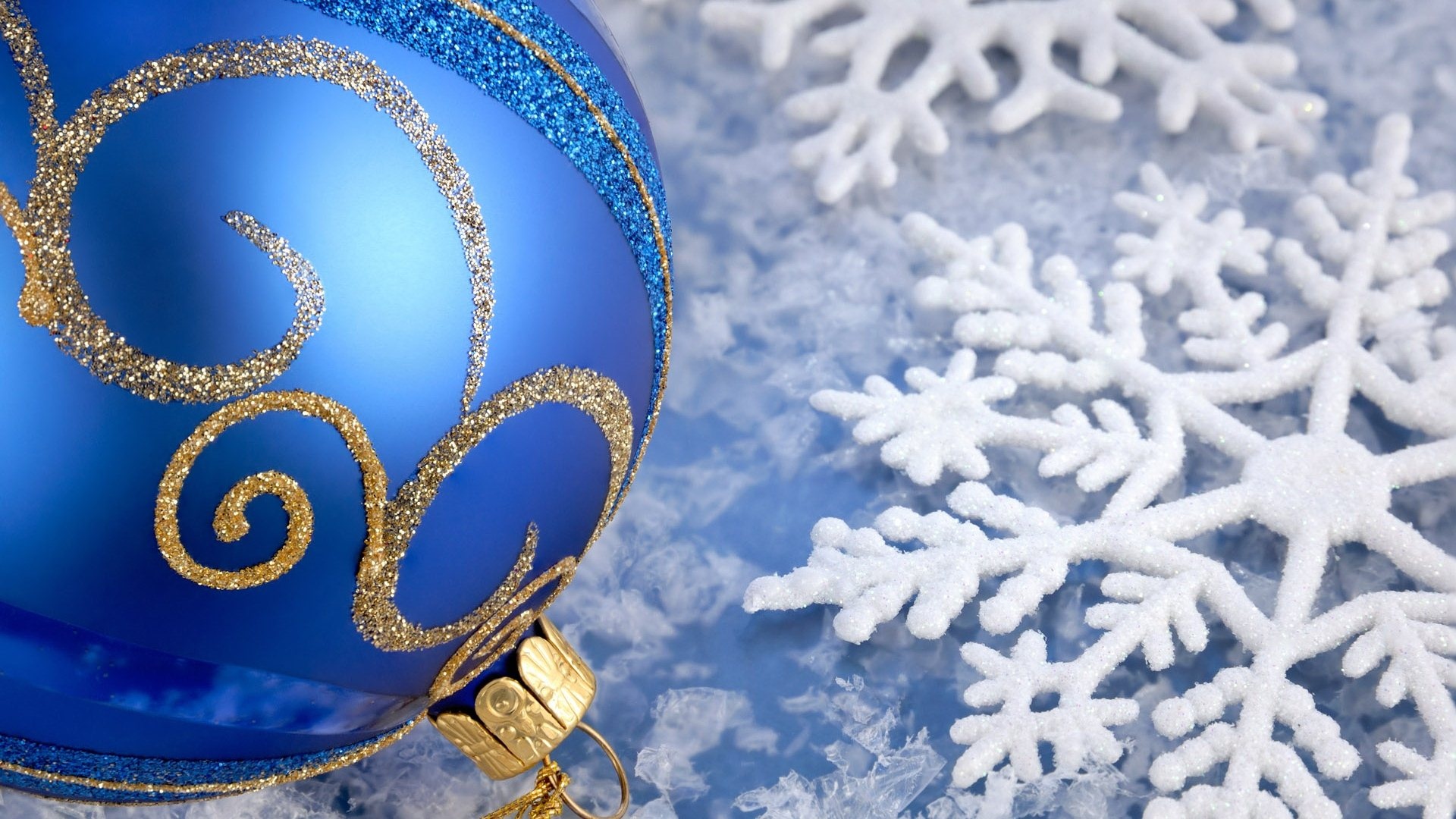 Gold Blue Christmas Wallpapers Wallpaper Cave