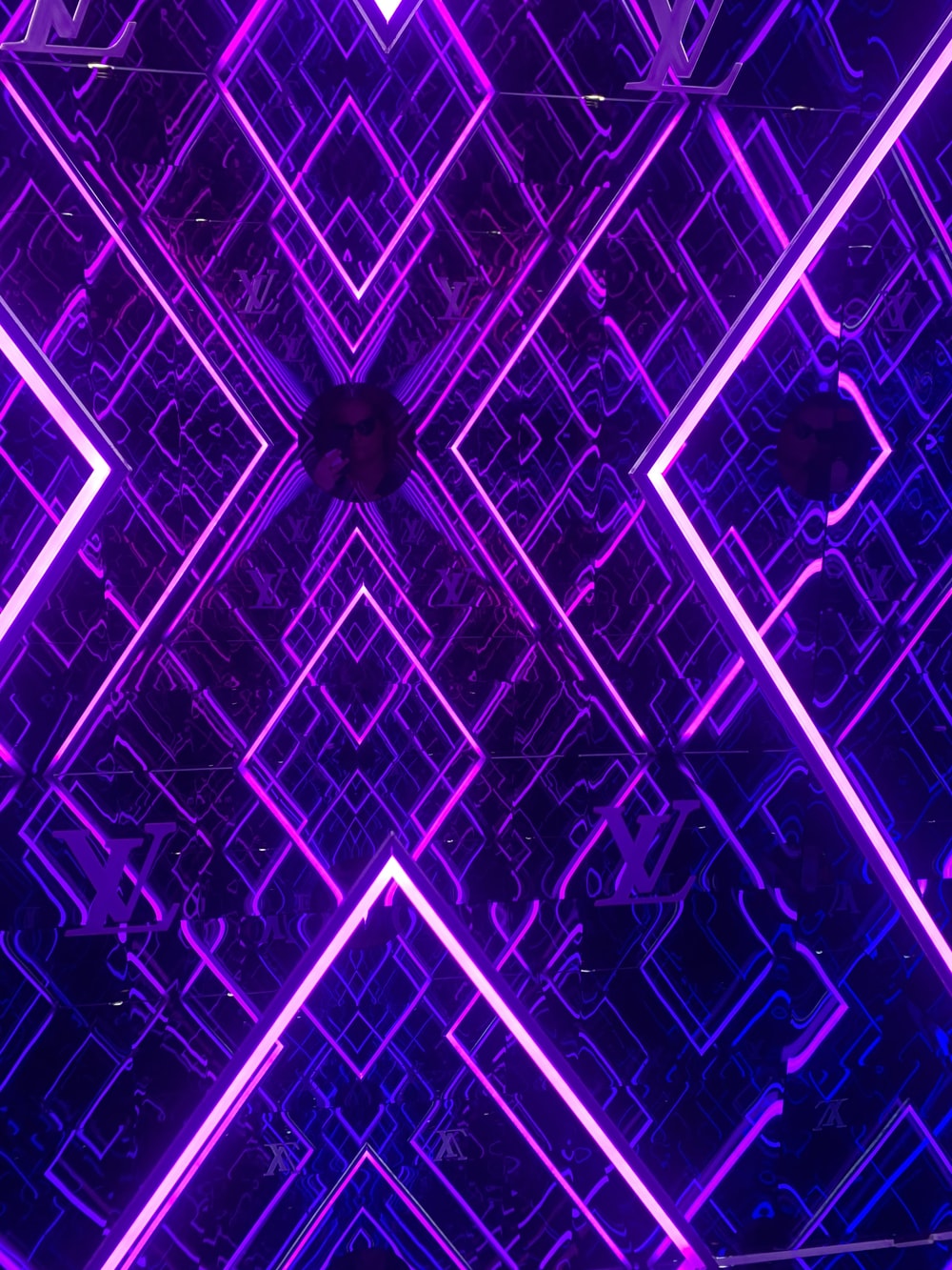 Blue Purple Neon Light Wallpapers Wallpaper Cave
