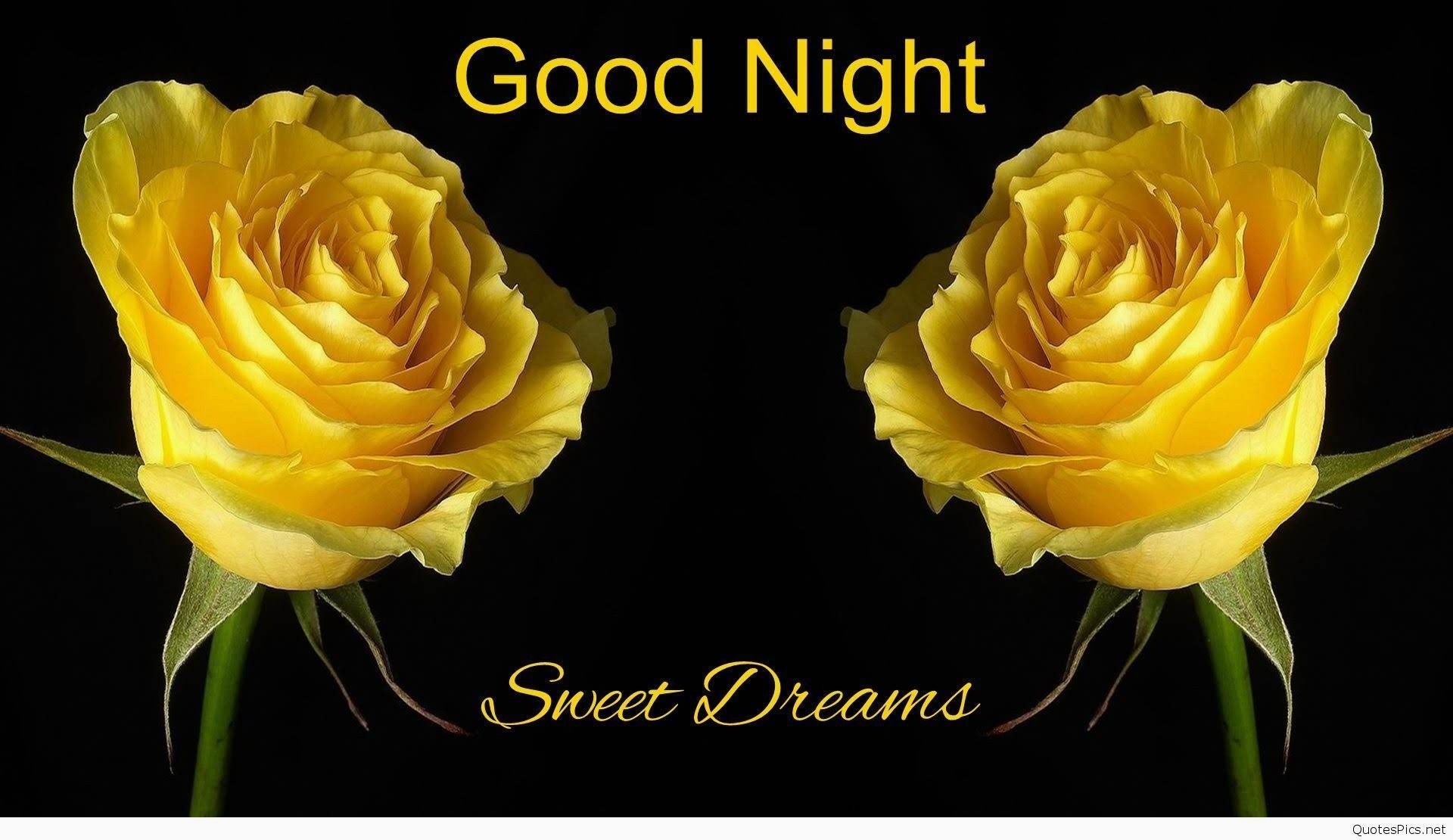 Good Night Flower Wallpapers Wallpaper Cave