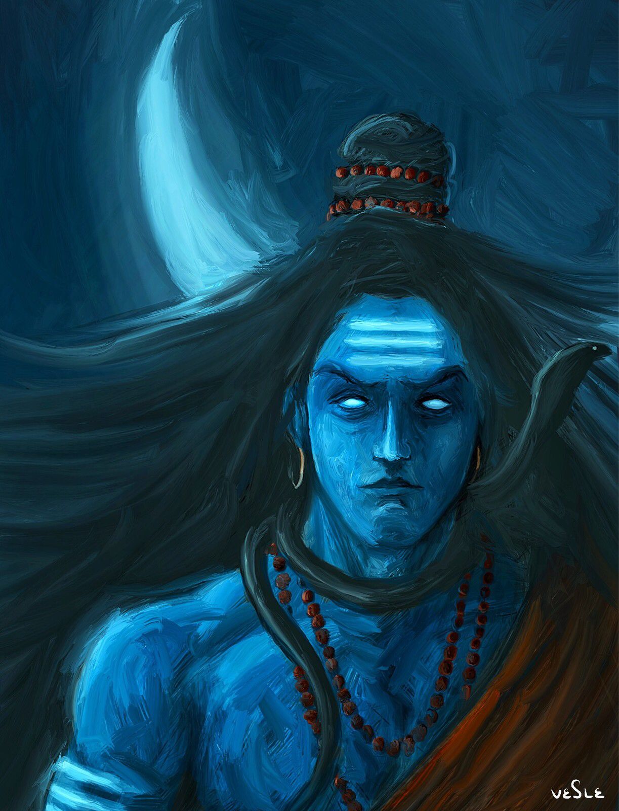 Lord Shiva Modern Art Wallpapers