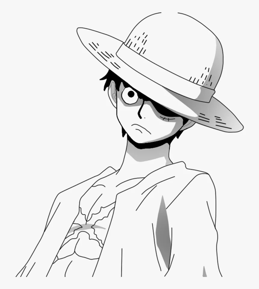 Luffy Black And White Wallpapers Wallpaper Cave