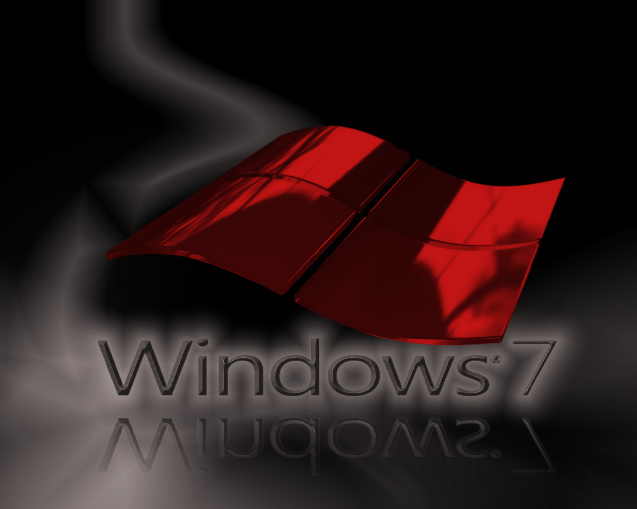 Windows 7 Wallpaper Black And Red Hd