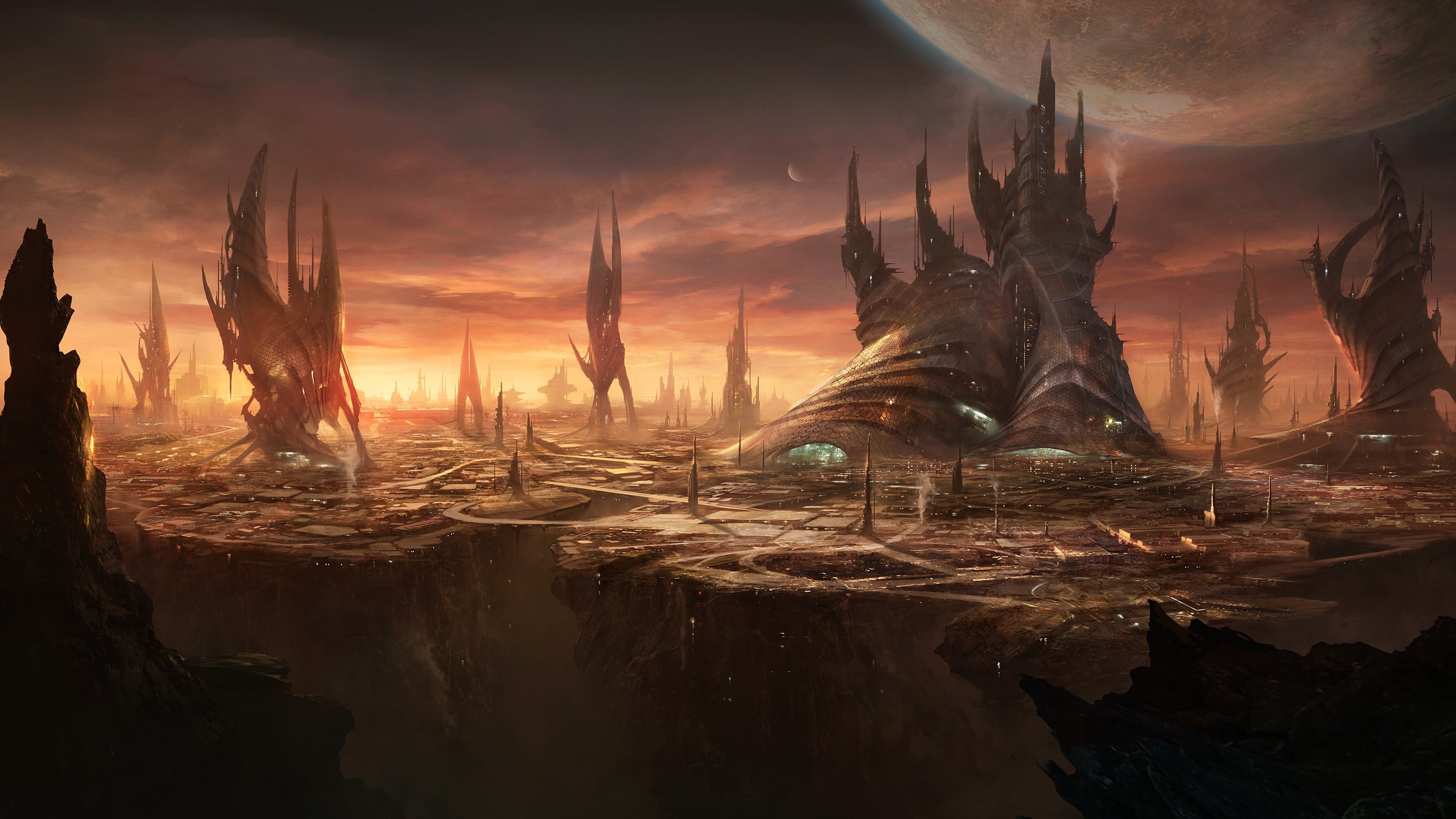 Alien City Wallpapers Wallpaper Cave
